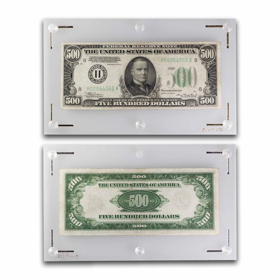 1934-A (H-St. Louis) $500 FRN XF (Fr#2202-H)