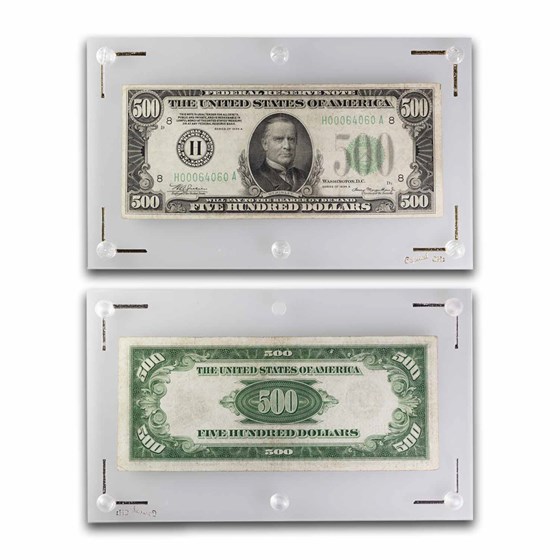 1934-A (H-St. Louis) $500 FRN XF (Fr#2202-H) 1934-A (H-St. Louis) $500 FRN XF (Fr#2202-H)