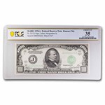 1934-A (J-Kansas City) $1,000 FRN VF-35 PCGS (Fr#2212-J)