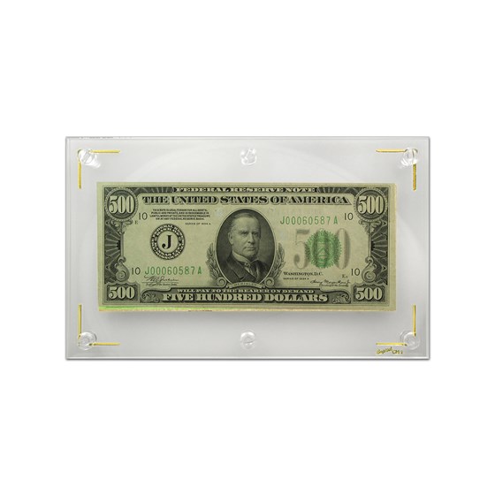 1934-A (J-Kansas City) $500 FRN VF+ (SN#J00060587A) 1934-A (J-Kansas City) $500 FRN VF+ (SN#J00060587A)