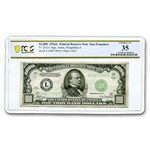 1934-A (L-San Francisco) $1,000 FRN VF-35 PCGS (Fr#2212-L)
