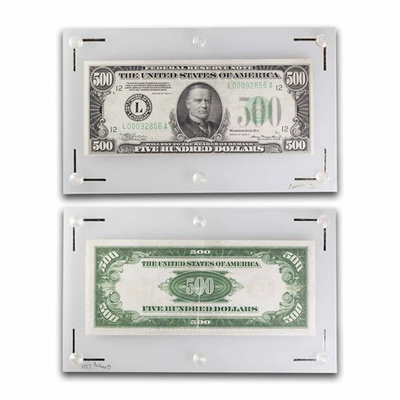 1934-A (L-San Francisco) $500 FRN VF (Fr#2202-L)