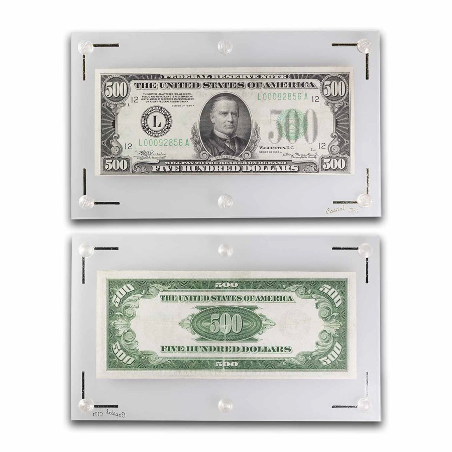 1934-A (L-San Francisco) $500 FRN VF (Fr#2202-L)