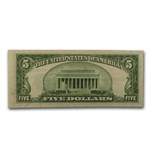 1934-B $5.00 Silver Certificate VF (Fr#1652)