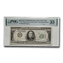 1934 (B-New York) $500 FRN Ch VF-35 PMG (Fr#2201-B)