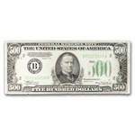 1934 (B-New York) $500 FRN VF (Fr#2201-B) Details