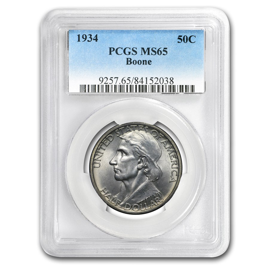 1934 Boone Bicentennial Half Dollar MS-65 PCGS