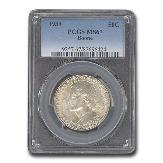 1934 Boone Half Dollar MS-67 PCGS 1934 Boone Half Dollar MS-67 PCGS