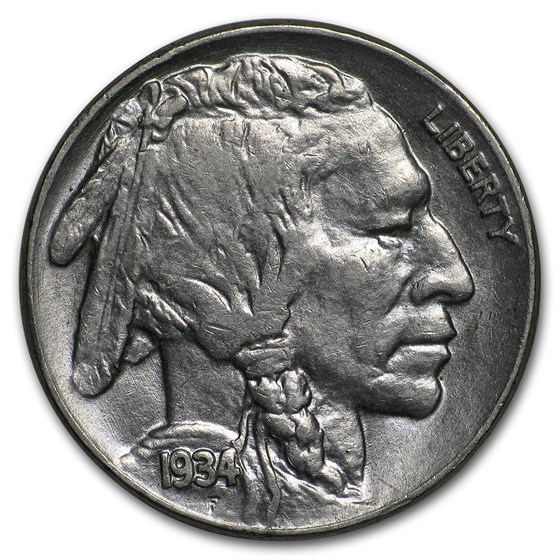 1934 Buffalo Nickel BU