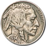 1934 Buffalo Nickel Good+