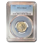 1934 Buffalo Nickel MS-65 PCGS