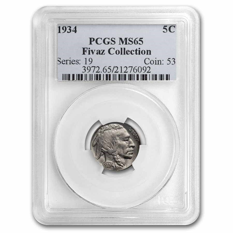 1934 Buffalo Nickel MS-65 PCGS