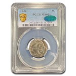 1934 Buffalo Nickel MS-66+ PCGS CAC