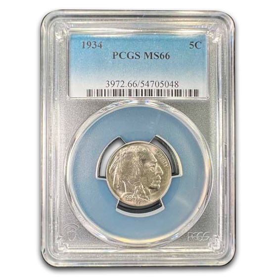 1934 Buffalo Nickel MS-66 PCGS
