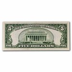 1934-C $5.00 Silver Certificate AU (Fr#1653)