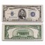 1934-C $5.00 Silver Certificate CU (Fr#1653) Wide Face
