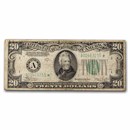 1934-C* (A-Boston) $20 FRN Fine (Fr#2057-A*) Star Note
