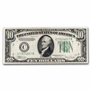 1934-C (C-Philadelphia) $10 FRN AU (Fr#2008-C)