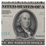1934-C (J-Kansas City) $100 FRN CU-64 PMG (Fr#2155-J)