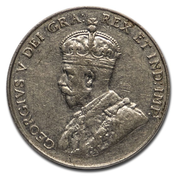 1934 Canada 5 Cents XF 1934 Canada 5 Cents XF