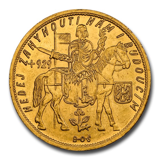 1934 Czechoslovakia Gold 10 Ducat AU-58 NGC 1934 Czechoslovakia Gold 10 Ducat AU-58 NGC