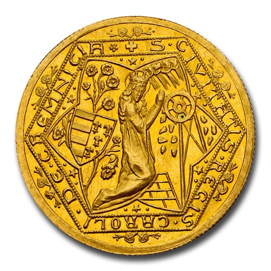 1934 Czechoslovakia Gold Ducat MS-66 NGC 1934 Czechoslovakia Gold Ducat MS-66 NGC