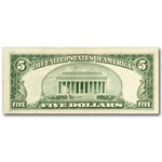 1934-D $5.00 Silver Certificate AU (Fr#1654) Wide I