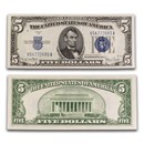 1934-D $5.00 Silver Certificate CCU (Fr#1654) Wide II