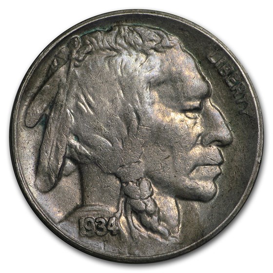1934-D Buffalo Nickel AU 1934-D Buffalo Nickel AU