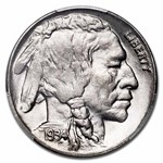 1934-D Buffalo Nickel MS-65 PCGS