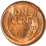 1934-D Lincoln Cent BU (Red)