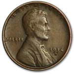 1934-D Lincoln Cent Fine+