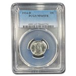 1934-D Mercury Dime MS-65 PCGS (FB)