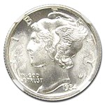 1934-D Mercury Dime MS-66 NGC (FB)