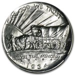 1934-D Oregon Trail Commemorative Half Dollar MS-64 NGC
