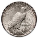 1934-D Peace Dollar AU-58 NGC