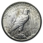 1934-D Peace Dollar AU Details (Cleaned)