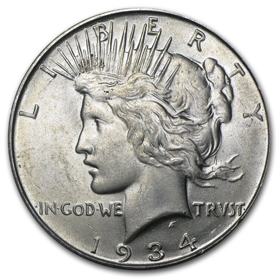 1934-D Peace Dollar BU 1934-D Peace Dollar BU