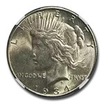 1934-D Peace Dollar MS-61 NGC