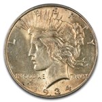 1934-D Peace Dollar MS-63 PCGS (Toned)