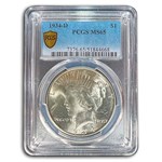 1934-D Peace Dollar MS-65 PCGS