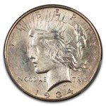 1934-D Peace Dollar MS-66 PCGS