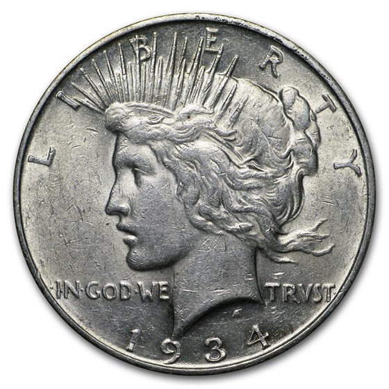 1934-D Peace Dollar XF 1934-D Peace Dollar XF