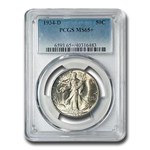 1934-D Walking Liberty Half Dollar MS-65+ PCGS