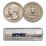 1934-D Washington Quarter 40-Coin Roll Avg Circ