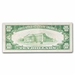 1934 (F-Atlanta) $10 FRN VF (Fr#2004-F) Light Green Seal