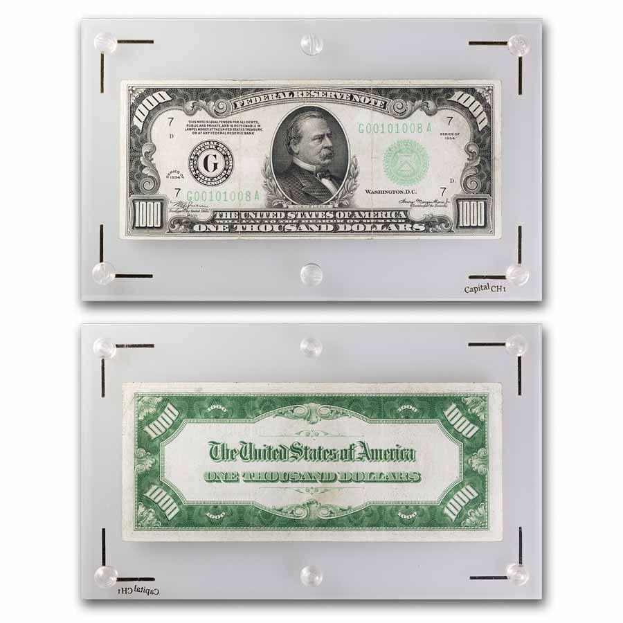 1934 (G-Chicago) $1,000 FRN VF (Fr#2211-G)