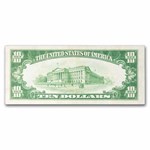 1934 (G-Chicago) $10 FRN VF (Fr#2004-G) Light Green Seal