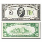 1934 (G-Chicago) $10 FRN VF (Fr#2004-G) Light Green Seal