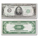 1934 (G-Chicago) $500 FRN AU (Fr#2201-G)